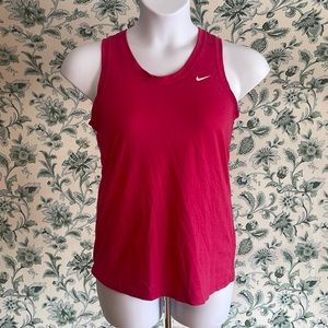 Nike Dri Fit Pink Tank Sz L
